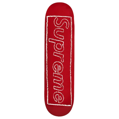 Chalk Logo Skateboard Deck Red