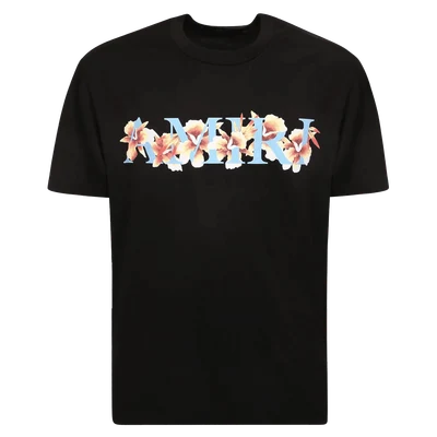 Logo Printed Crewneck T-shirt Black