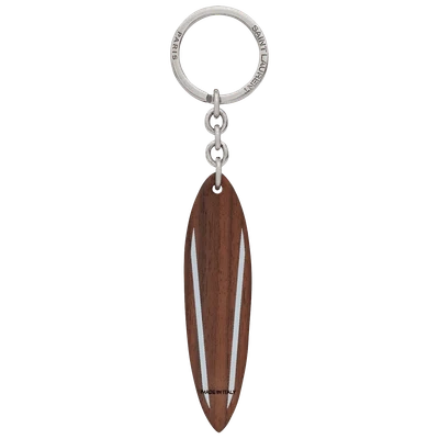 Saint Laurent Surf wood keyring