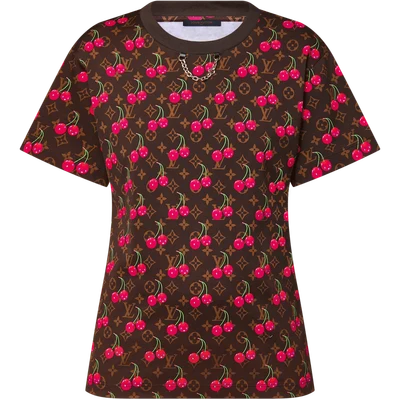 LV x TM Cherry T-shirt Brown