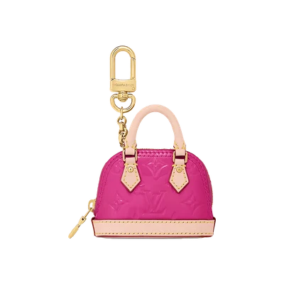 Louis Vuitton Micro Alma Vernis Key Holder Pink