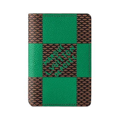 Louis Vuitton Pocket Organizer Damier Pop Green