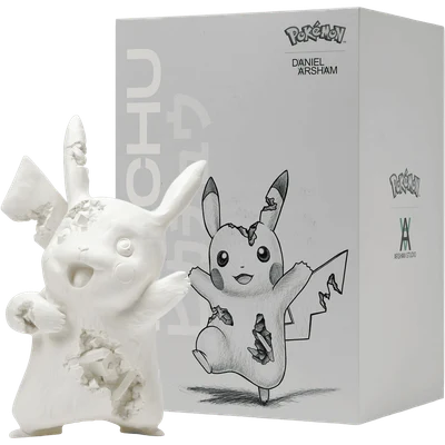 Daniel Arsham x Pokemon Crystalized Pikachu Future Relic White (Edition of 500)