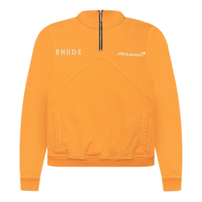 Rhude Trackside Quarter Zip Orange