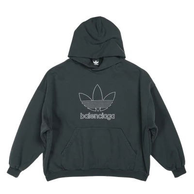 adidas Large Fit Hoodie Green