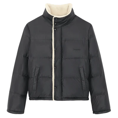 Saint Laurent puff down shearling-lined jacket