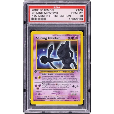 2002 Pokemon Neo Destiny 1st Edition Shining Mewtwo #109 PSA 10 GEM MINT