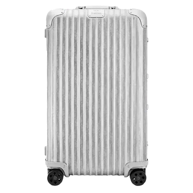 Dior x RIMOWA 4-Wheel Large Suitcase Aluminium Dior Oblique Silver