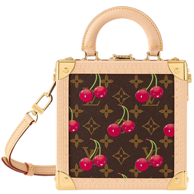 LV x TM Mini Square Trunk Cherry