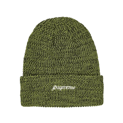 Supreme Twisted Loose Gauge Beanie Green