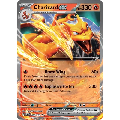 Charizard ex - 006/165 - SV: Scarlet & Violet 151 (MEW)