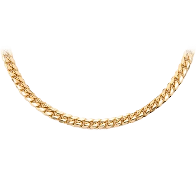 4MM Miami Cuban 14k Solid Gold Chain 22"