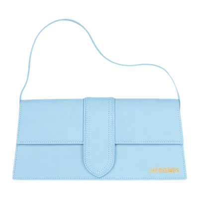 Jacquemus Le Bambino Long Flap Shoulder Bag Light Blue