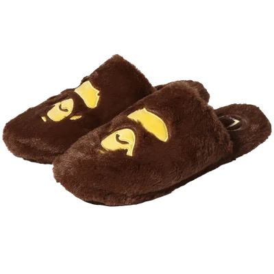 BAPE Ape Head Slipper Brown