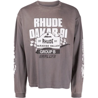 RHUDE Dakar 91 long-sleeve T-shirt