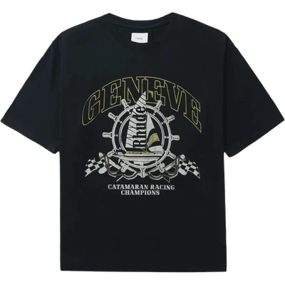 RHUDE Geneve Catamaran cotton T-shirt