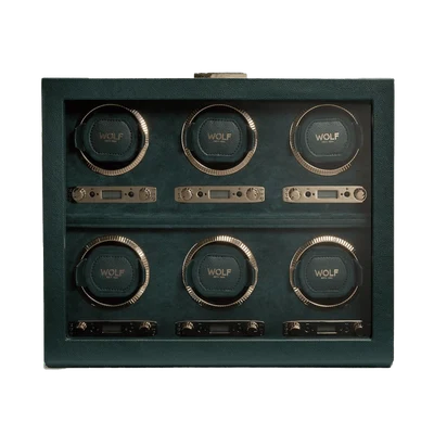 WOLF British Racing 6 Piece Watch Winder