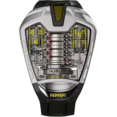 Hublot MP-05 “LaFerrari” Microblasted Titanium Yellow Accents (2014)
