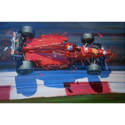 Alex Balaguer Balaguer 11 Shumacher. Car Races Monza 1996 Ferrari F310· original paint 2023