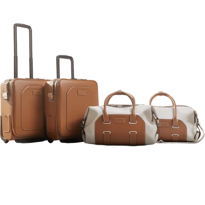 Aston Martin 4-Piece Kestrel Tan Luggage Set