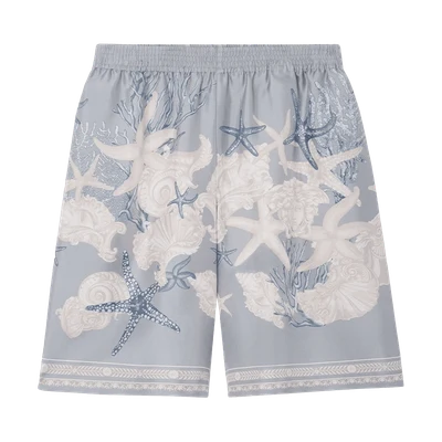 Versace Barocco Sea cotton shorts