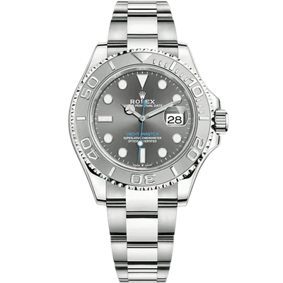 Rolex Yacht-Master Stainless Steel Rhodium Dial 40mm