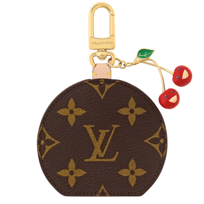 LV x TM Cerise LV Mini Mirror Bag Charm