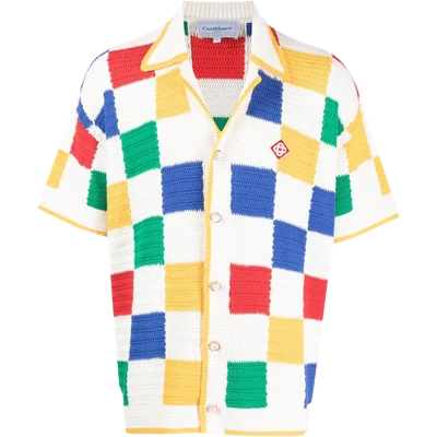 Casablanca crochet-knit shirt