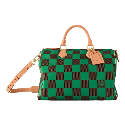 Louis Vuitton Speedy 40 Bandoulière Damier Pop Green