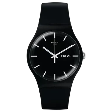 Swatch Mono Black Biosourced Watch