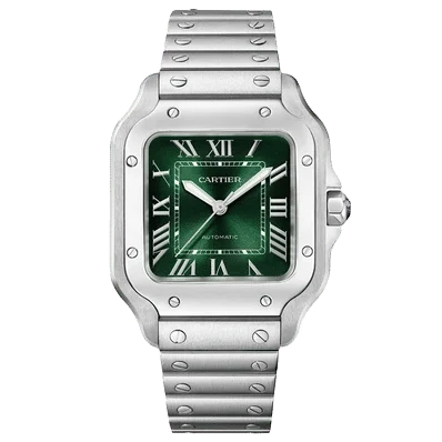 Cartier - Santos Large 40MM - Steel Green Dial