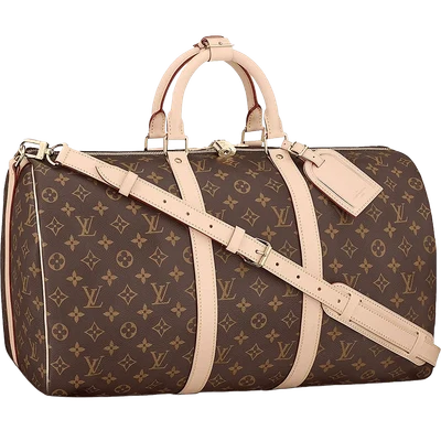 Louis Vuitton Keepall Bandouliere Monogram 50 Brown