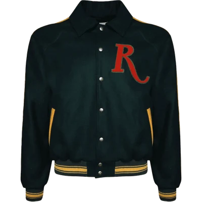 RHUDE Varsity wool bomber jacket
