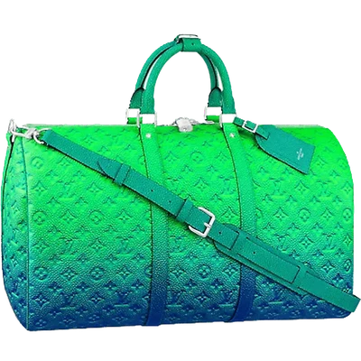 Louis Vuitton Keepall 50B Taurillon Illusion Blue/Green