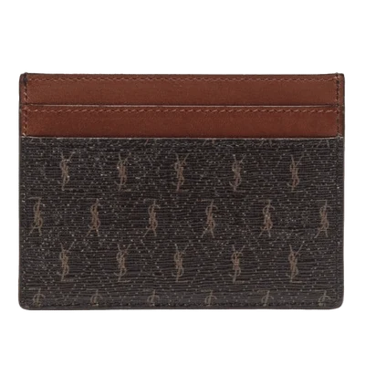Saint Laurent logo card holder