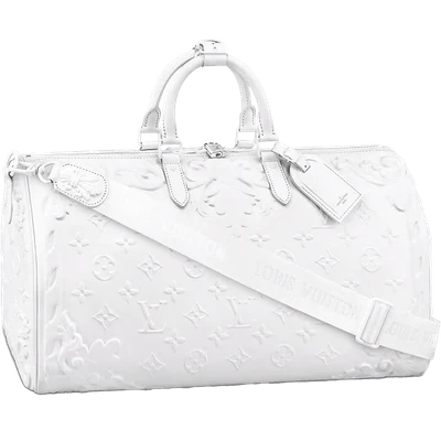 Louis Vuitton Keepall Bandouliere 50 Optic White
