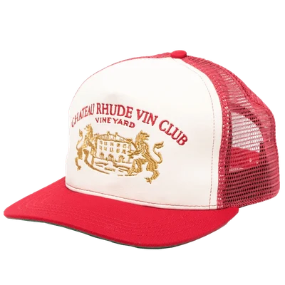 RHUDE Cellier embroidered trucket hat