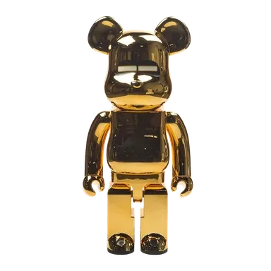 Bearbrick x Hajime Sorayama 1000% Gold