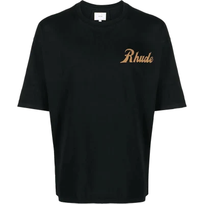 RHUDE logo-print cotton T-shirt