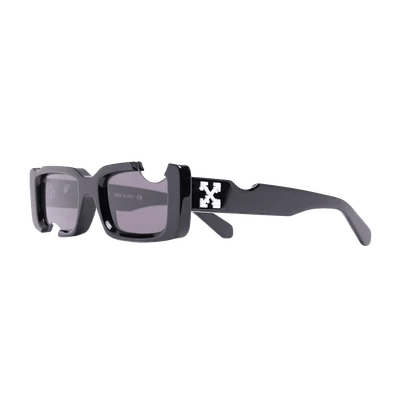 OFF-WHITE Cady Cut-Out Rectangular Frame Sunglasses