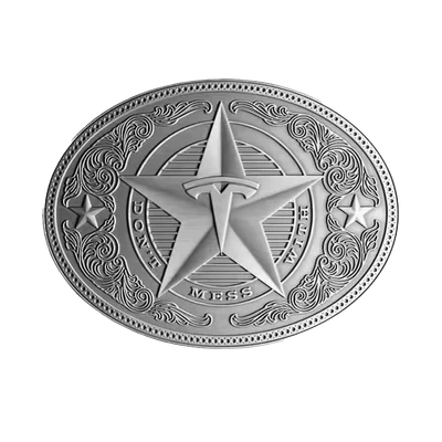 Tesla Giga Texas Belt Buckle