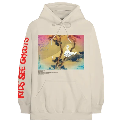Kanye West Kids See Ghosts Hoodie Beige