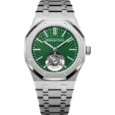 Audemars Piguet Royal Oak Titanium Green Dial Tourbillon 41mm (Limited to 50 pieces)