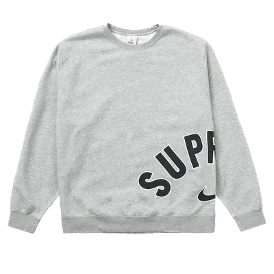 Supreme Nike Arc Crewneck Heather Grey