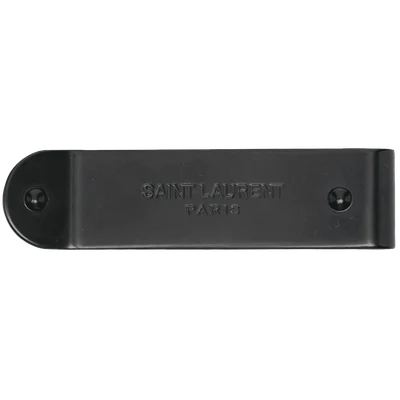 Saint Laurent logo-engraved money clip