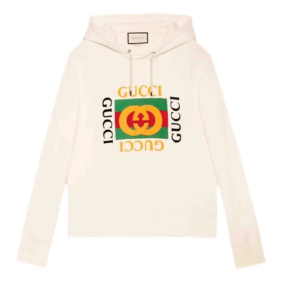 Gucci Oversize Sweatshirt with Gucci Logo White