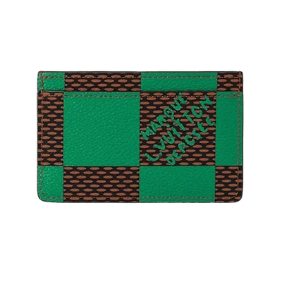 Louis Vuitton Porte Cartes Simple Damier Pop Green