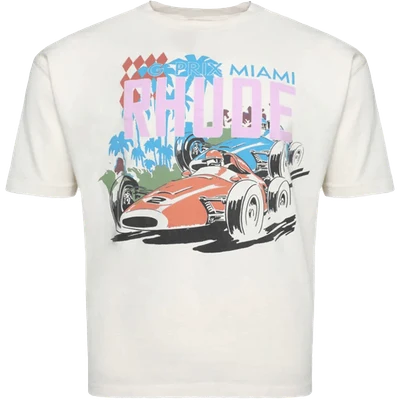 RHUDE Miami Grand Prix cotton T-shirt