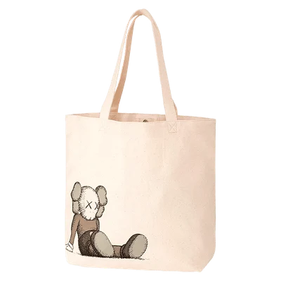 Holiday Tote Bag Natural