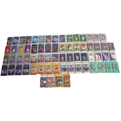 Pokemon Complete 1st Edition Base Set to Skyridge Set - Sealed Booster Packs With Bonuses